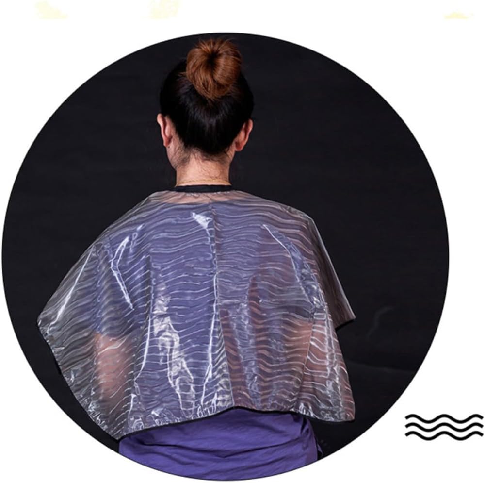 1pc Professional Hairdressing Cape Neck Haircut Apron Unisex Salon Tool for Home and Barber Salon Use Foldable Hair Cutting Protective Gown