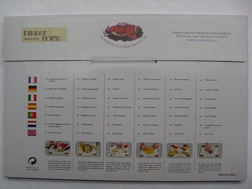 Miniatura 3 de Tabla de cortar de vidrio templado 12 X 8 orquídea cocina arte superficie ahorrador