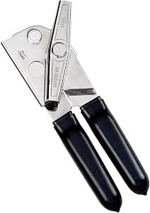 EZ-DUZ-IT 3028 Deluxe Can Opener with Black Grips