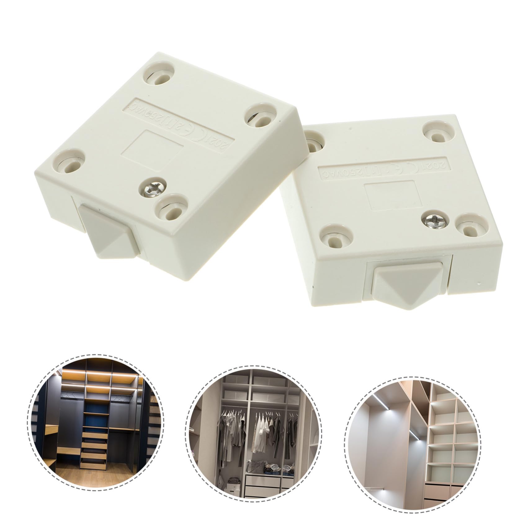 Alipis Cajon Cafetera Automatica 10 Piezas De Luz Eléctrica Interruptor De Control Automático Interruptor De Luz De Armario Interruptor De Luz De Armario Luz De Gabinete Interruptor De Luz Automático