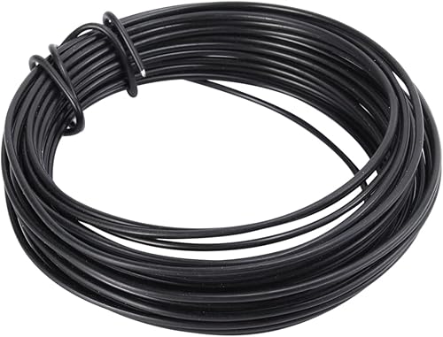 Yardwe Estacas de alambre para plantas de jardín, varilla de soporte de plantas de metal flexible, alambre de enrejado, lazo de alambre de vid de