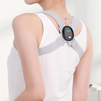 Smart Posture Corrector|Smart Posture Corrector Adjustable Soft Comfortable Back Straightener with Sensor Vibration Reminder for Kids Adults
