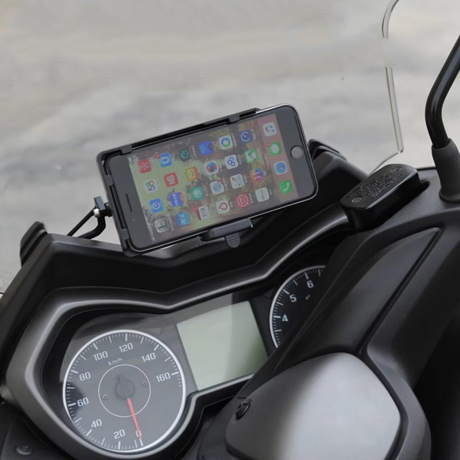 Supporto Per Telefono Moto Per XMAX 300 250 125 Supporto Telefono Anteriore Motocicletta Supporto Piastra Di Navigazione GPS Smartphone(Set)