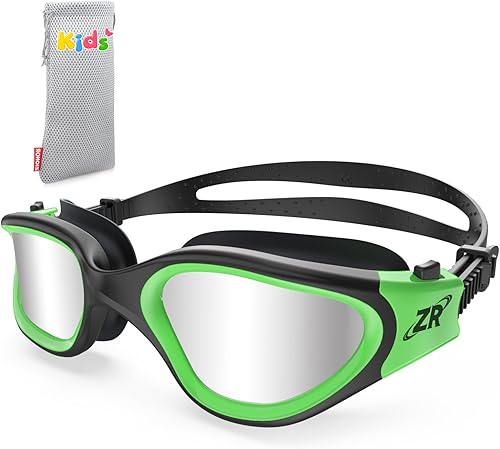 ZIONOR Gafas de natación para niños, G1 MINI con protección UV, polarizadas, antivaho, para edades de 6 a 14 años
