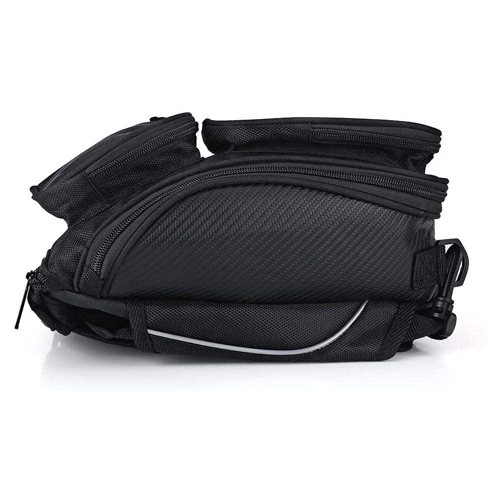 Ejoyous Tankrucksack Motorrad, Rucksack Wasserdicht Universal Motorcycle Magnetic Tank Bag High Wear 1680D Oxford Stoff Tanktasche Tasche Beintasche