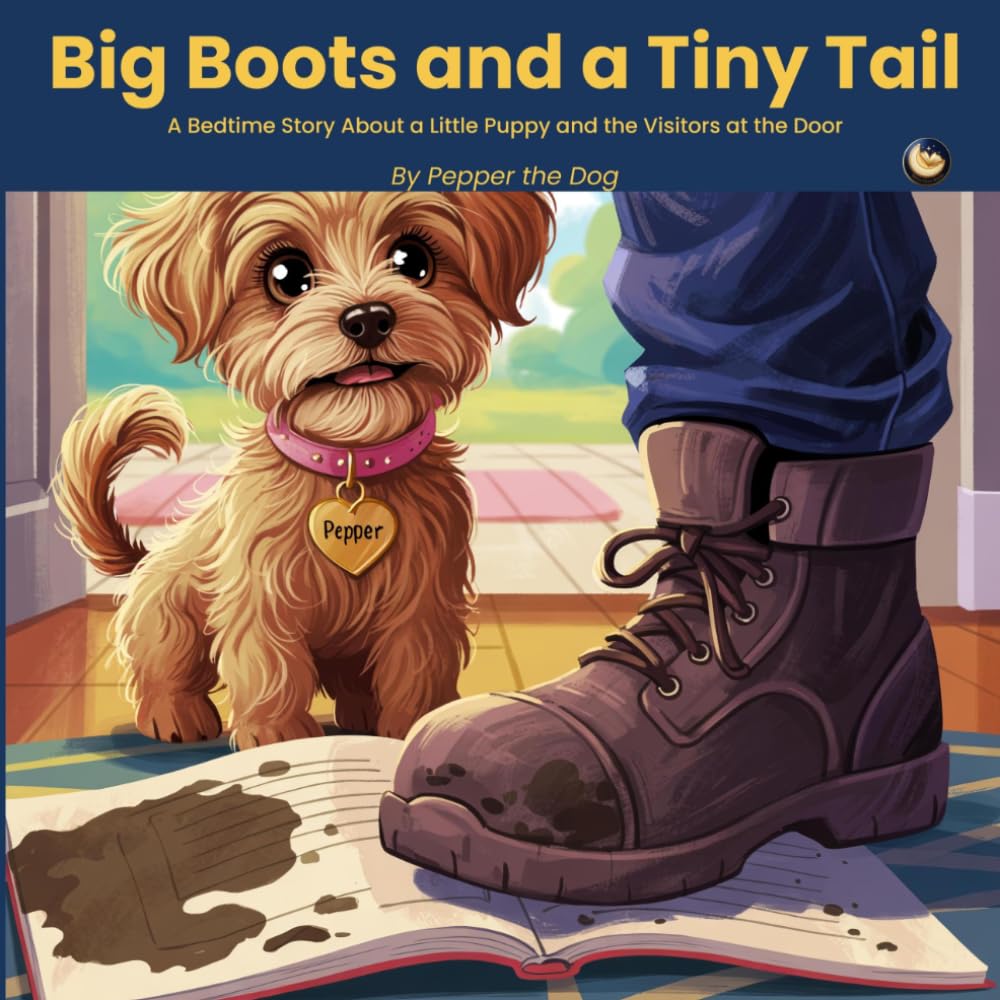 Big Boots and a Tiny Tail: A Bedtime Story About a Little Puppy and the Visitors at the Door (Six Inches Above the Ground)