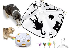 ORSDA Interactive Cat Toy with 8 Mice