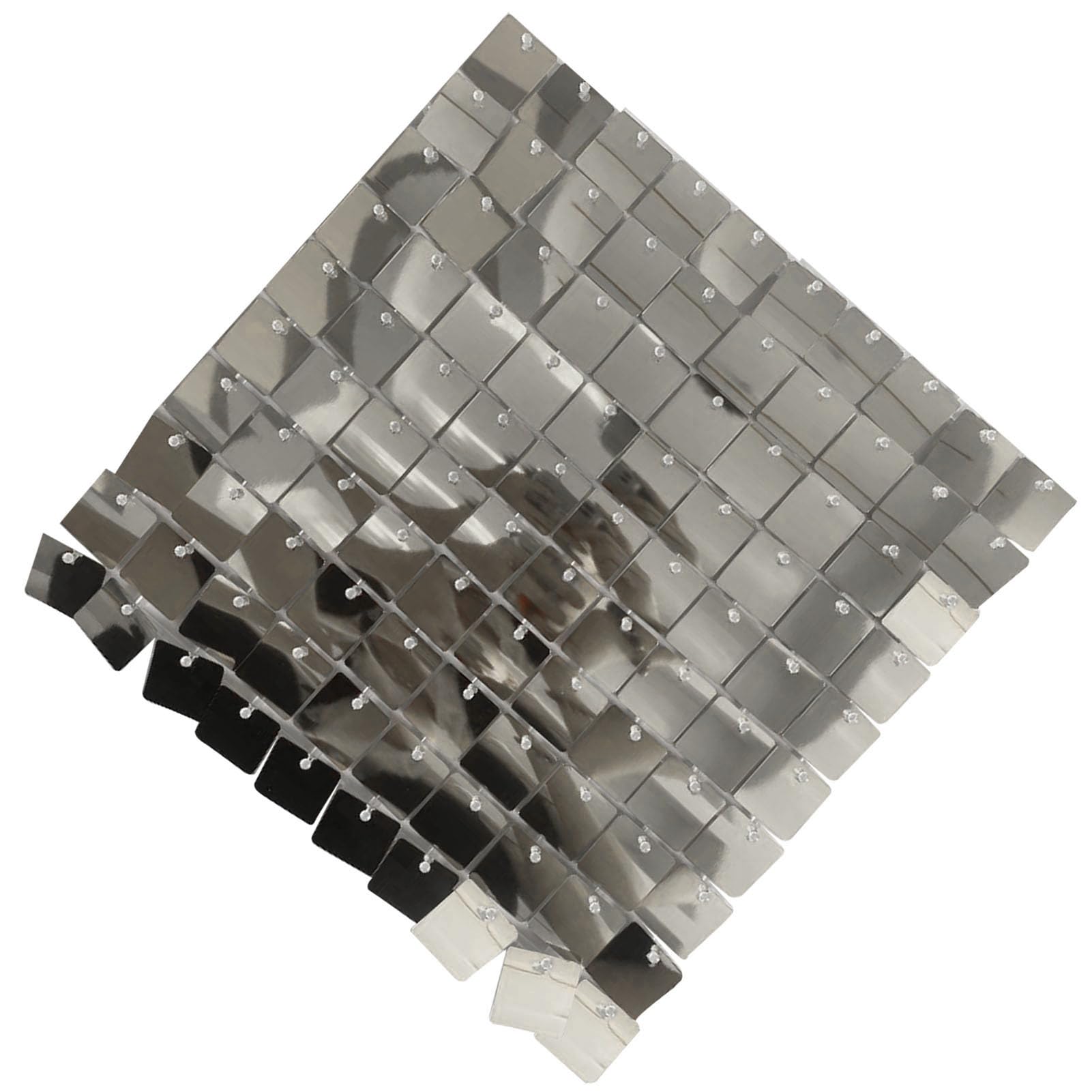 24 Paneles de Pared Brillantes, Panel de Fondo de Lentejuelas Brillantes, Decoración de Escenario de Cumpleaños de Boda para Eventos, Material Plástico 30x30cm