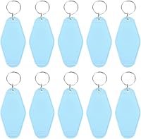 Vista 69 de PATIKIL Vintage Motel Llavero, en blanco Hotel Llaveros Llaveros