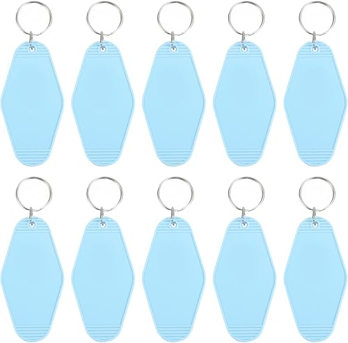 Vista 69 de PATIKIL Vintage Motel Llavero, en blanco Hotel Llaveros Llaveros