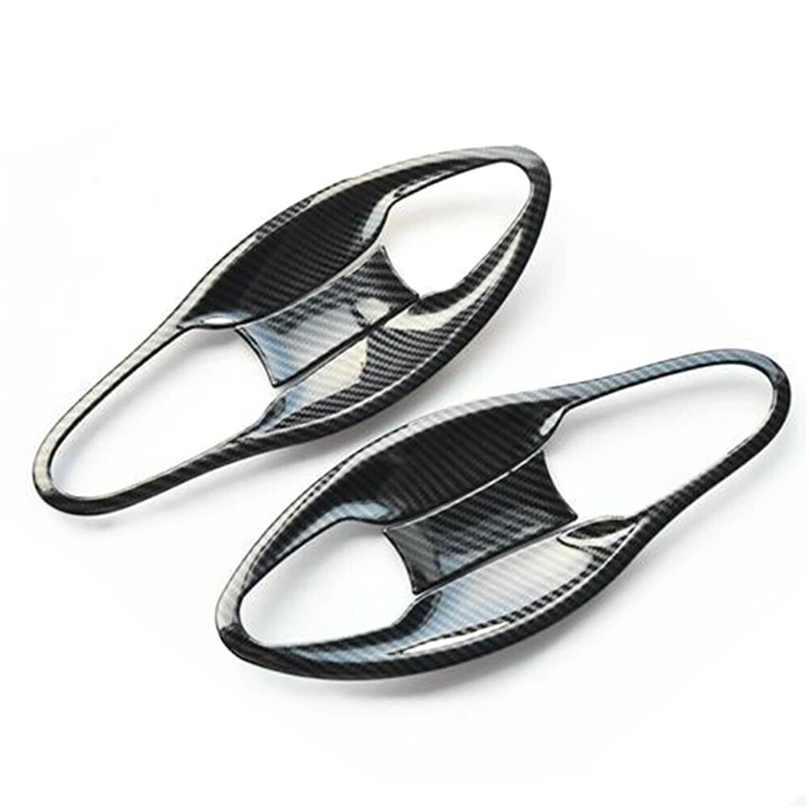 Ouvecr Door Handel Bowl For Hrv For Hr-V For Vezel 2014-2019 Car Exterior Door Handles Covers Bowl Carbon Fiber Protector Catch Cap Stickers Accessories Car Outer Door Handle(Door Handel Bowl)