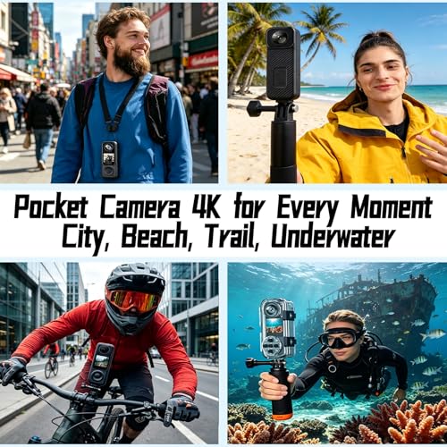 JYSECURE Body camera,Sport Action Video Camera 4K miniatura 6