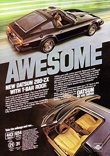 1980 Datsun 280ZX - Póster publicitario promocional