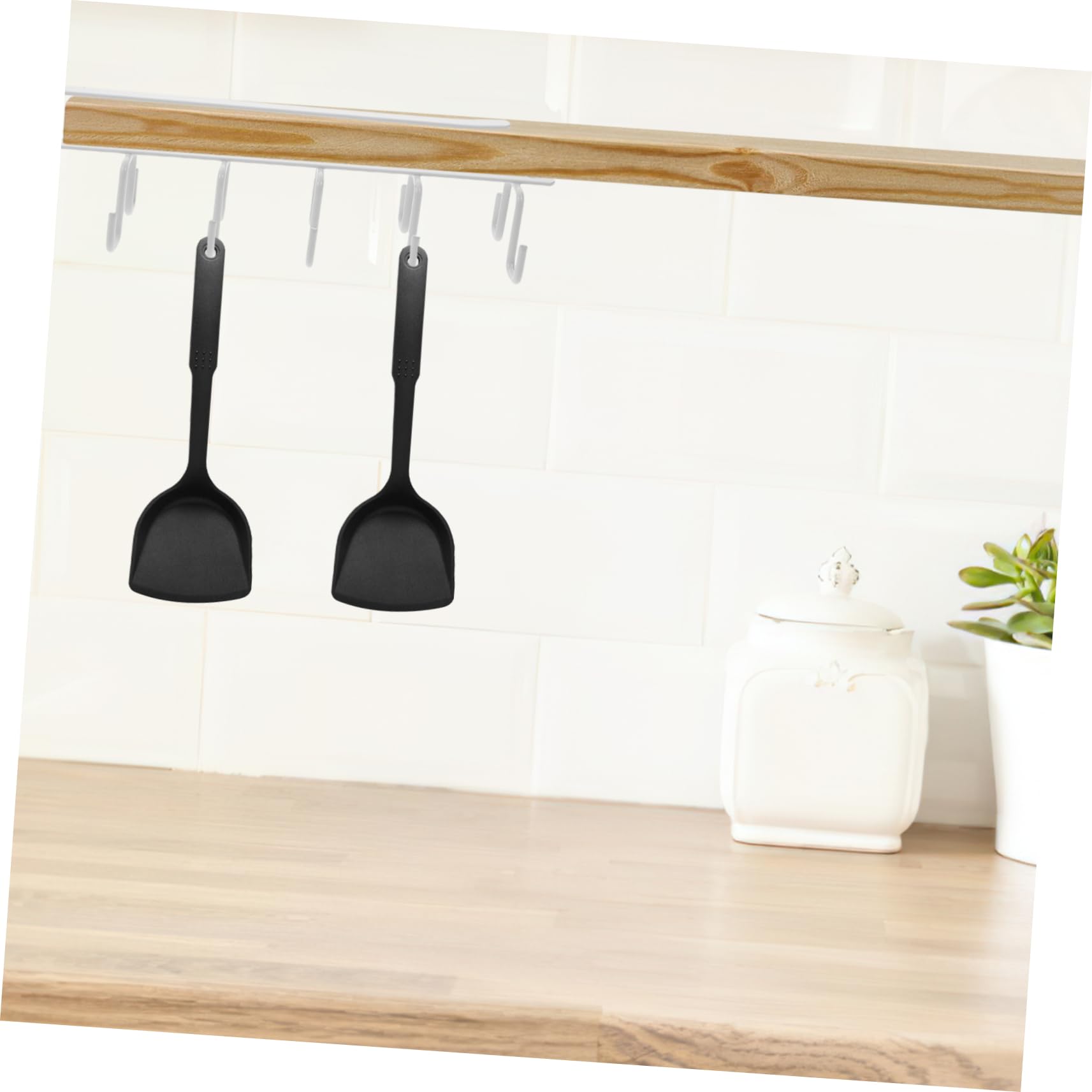 Cabilock 4 pezzi Portaoggetti Cucina Bianco Semplice Ganci da Parete per Tazze e Utensili Organizer Facile da Installare per Armadietti e Mensole Supporto per Cucina