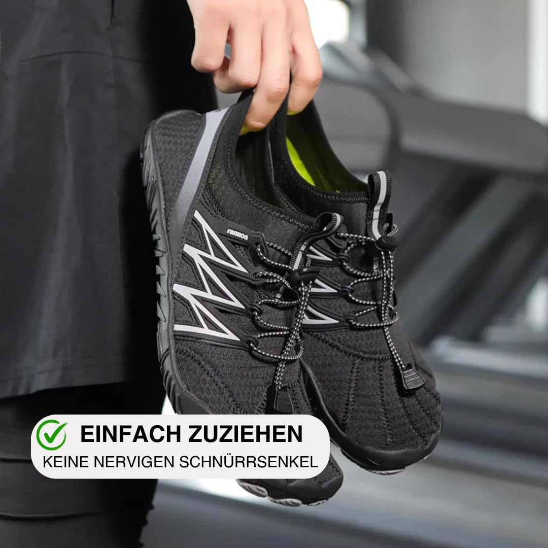 MEIION Pioneer Allround barfussschuhe Unisex Barfußschuhe Damen Herren, Schnell Trocknend Wasserschuhe, Weich Leicht Traillaufschuhe
