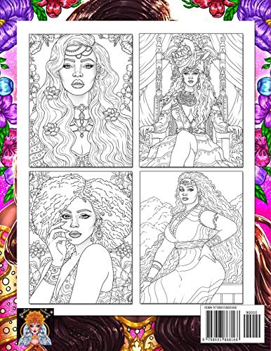 Adult Coloring Book - Fantastic Beauties Book Three: Women Coloring Book for Adults Featuring a Beau