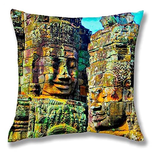 Kambodja Angkor Wat kuddfodral kuddfodral kuddöverdrag soffa stol säng bil stol heminredning gåva