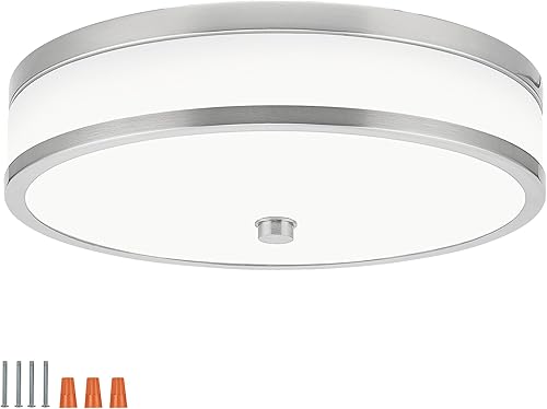 Design House Donohue - Lámpara de techo LED con temperatura de color seleccionable, 15 pulgadas, regulable, selección de temperatura 3000 K4000