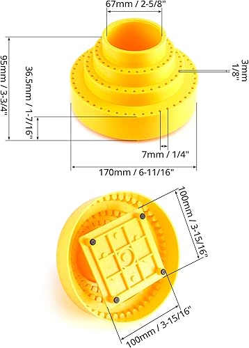 Miniatura 6 de QWORK Herramienta de soporte de broca rotativa, 116 agujeros, para taladrar el hogar y accesorios de herramientas de garaje
