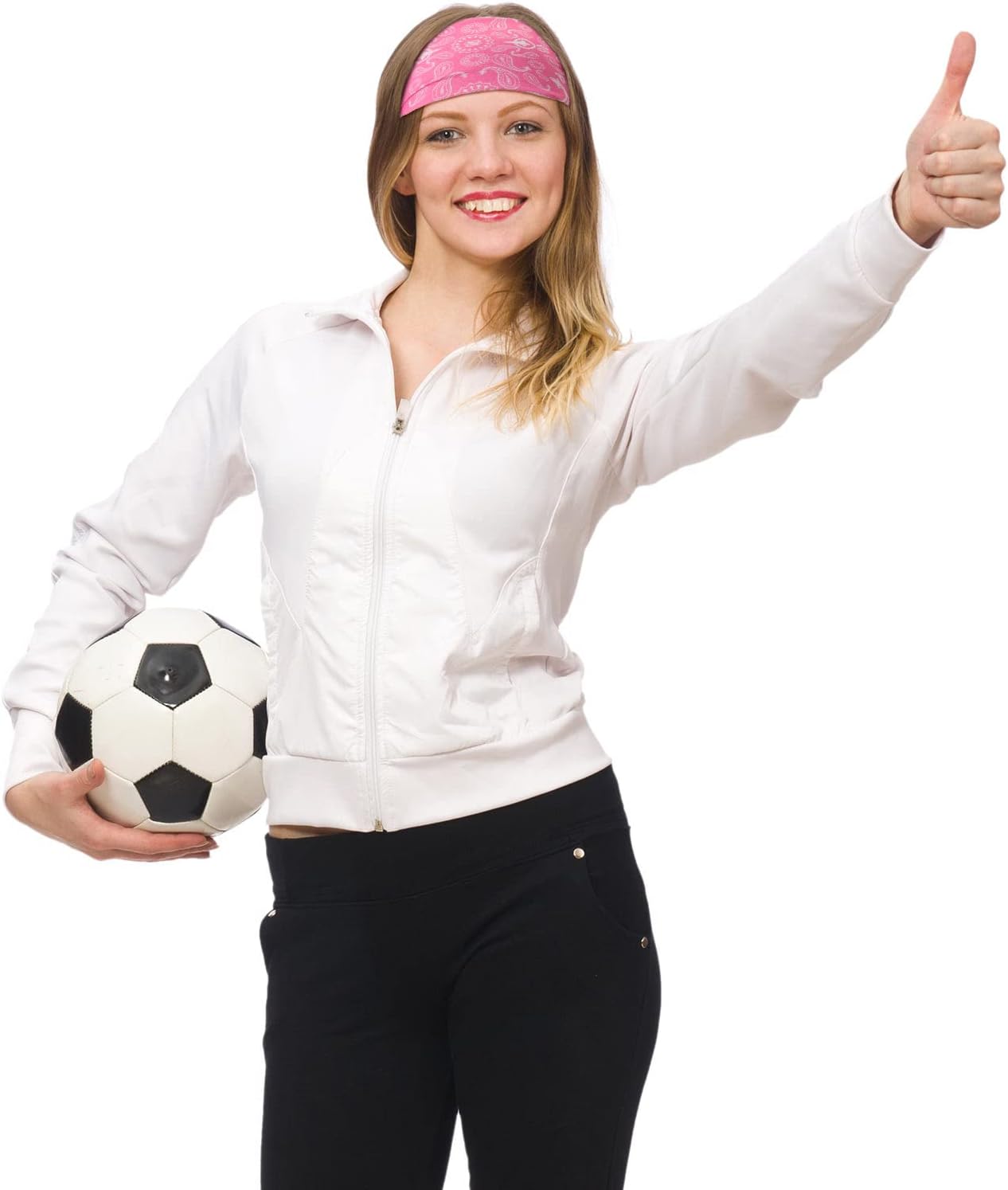 Men's Sweatbands for Workout and Sports - Camo Headband, Sweat Absorbing Wide Headband for Basketball, Football, Cycling, Running, Yoga, 4.7 x 9.8 Inch - Image 6