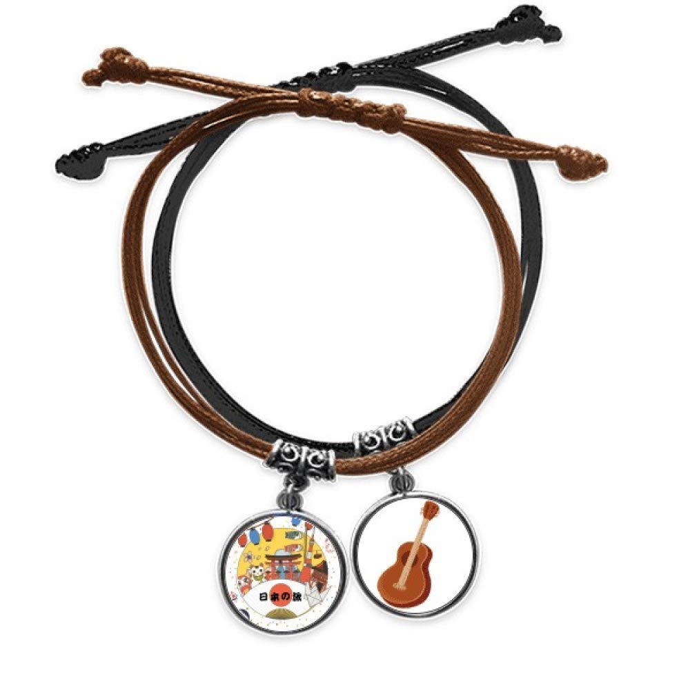 Pulsera de cuerda japonesa ajustable de cuero que no daña la muñeca 3