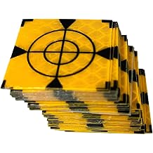 100PCS 30MM /40MM/ 50MM/ 60MM Reflector Targets for Total Stations Yellow