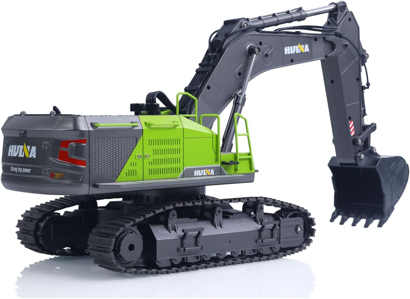 HUINA 1/14 593 Model RC Excavator Car Battery 2.4G Remote Control 22CH Hobby Grade Model for Ages 14+