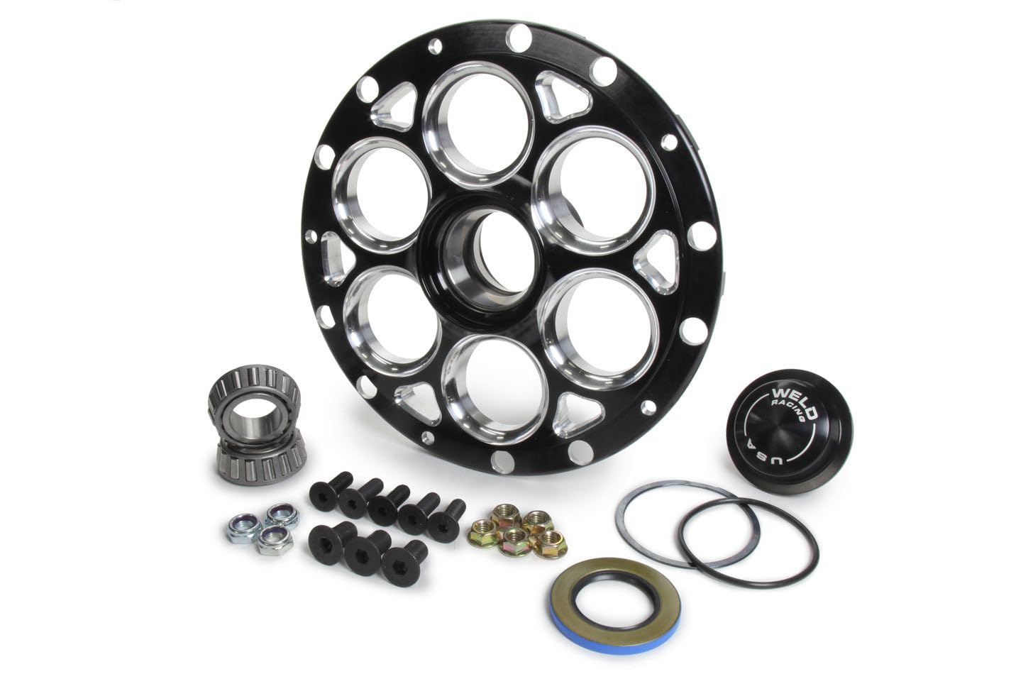 Wheel Hub by Weld Racing – Aluminum, Black, Model C8088B-RT