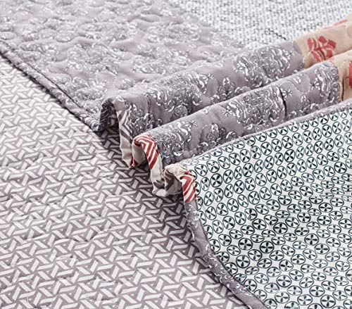 Slpr Urban Retreat 3-Piece Quilted Bedding Set - King Quilt With 2 Pillow Shams: Checkered Farmhouse Bedding, Lightweight Country Coverlet, Summer Lodge Bedspread, King Comforter Sets #TOP5