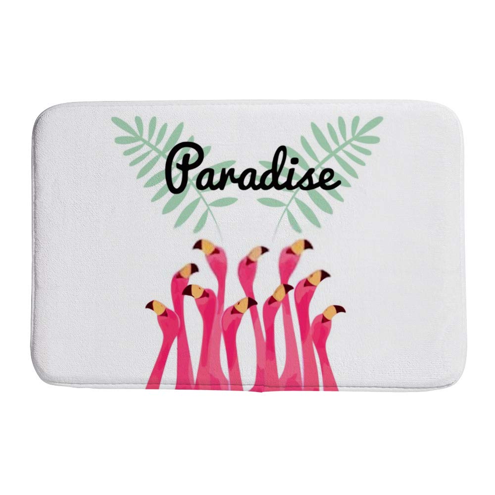 Tapis de bain antidérapant super absorbant motif tropical pour douche
