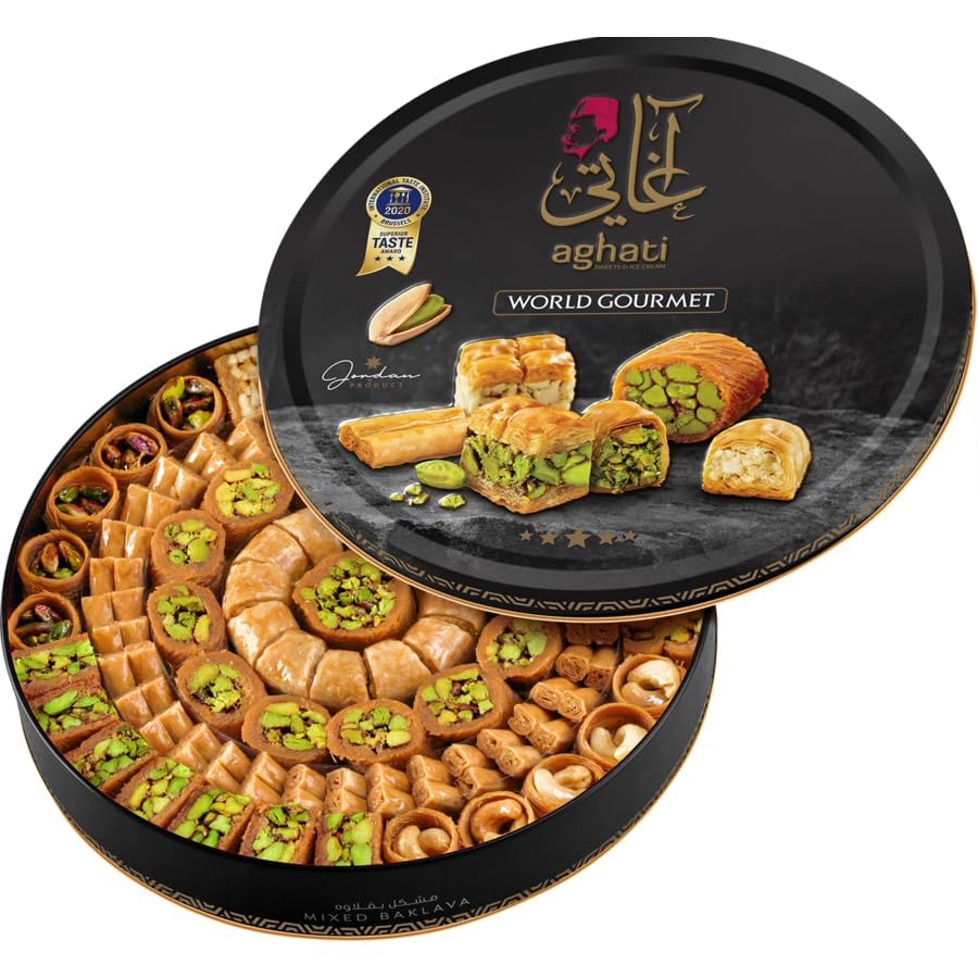 Aghati Baklava Mischung 500 Gramm - Leckeres Dessert aus dem Nahen Osten