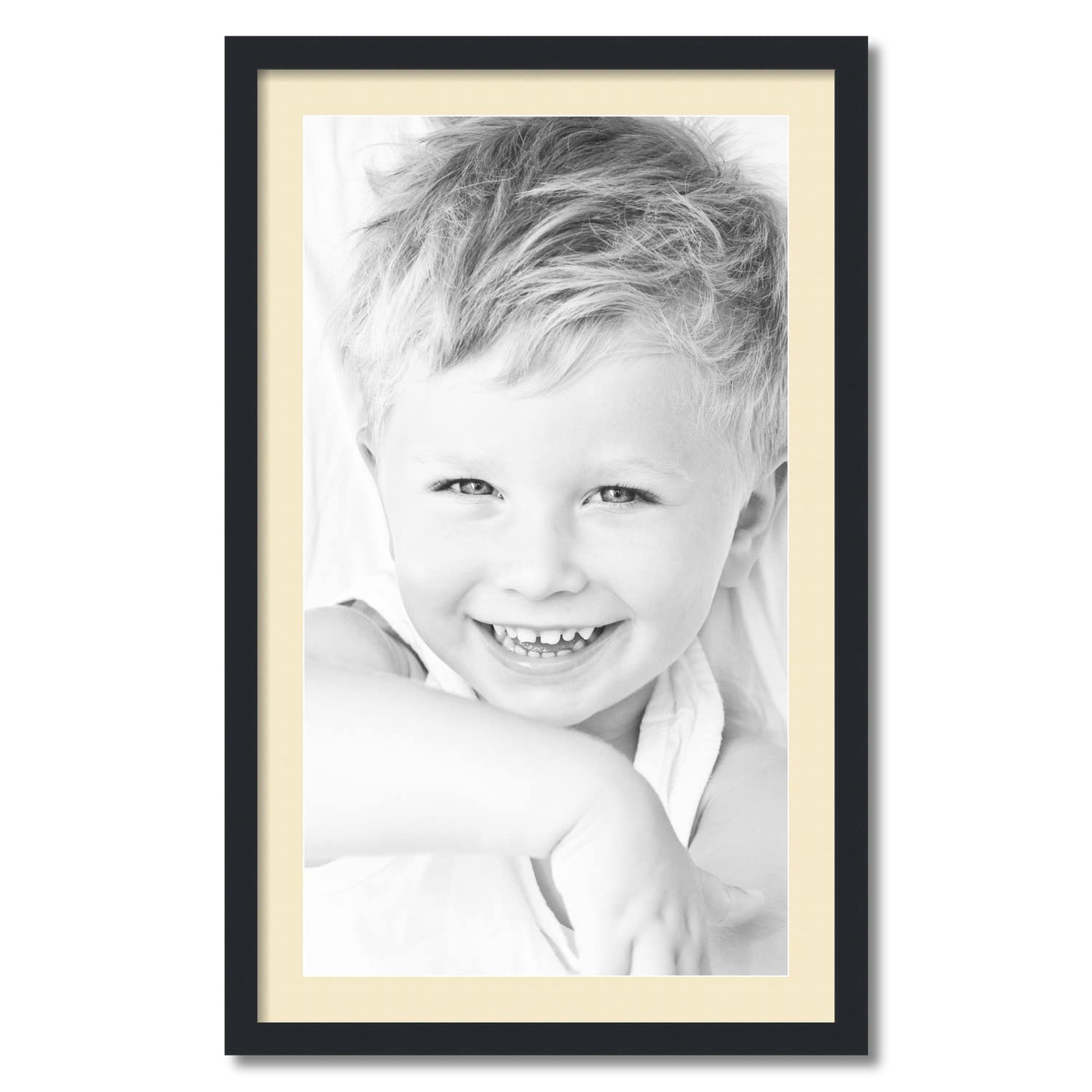 Amazon.com - ArtToFrames 18x32 inch Satin Black Picture Frame with