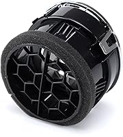 Vista 5 de 2 unidades de calentador de CA para salida de aire interior frontal para tablero de instrumentos cromado compatible con Ford F150 2009-2014