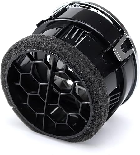 Miniatura 5 de 2 unidades de calentador de CA para salida de aire interior frontal para tablero de instrumentos cromado compatible con Ford F150 2009-2014