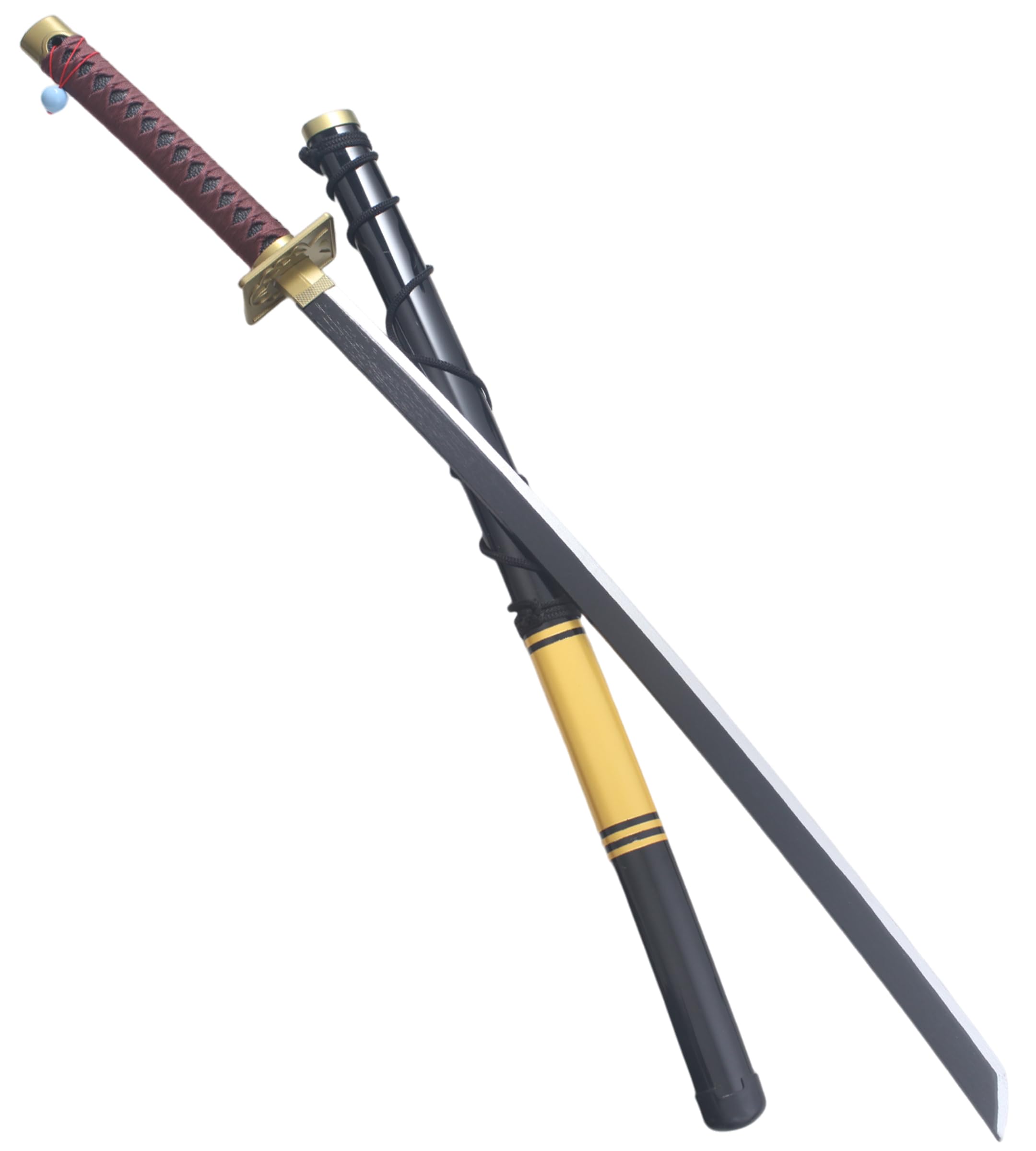 REPLIKSWORD Moi, Quand Je Me Reincarne en Slime Katana en Bois Lame en Bois Katana Rimuru Tempest's Sabre Epee Cosplay + Presentoir en Bois Inclus Moi Quand Je Me Reincarne en Slime Katana