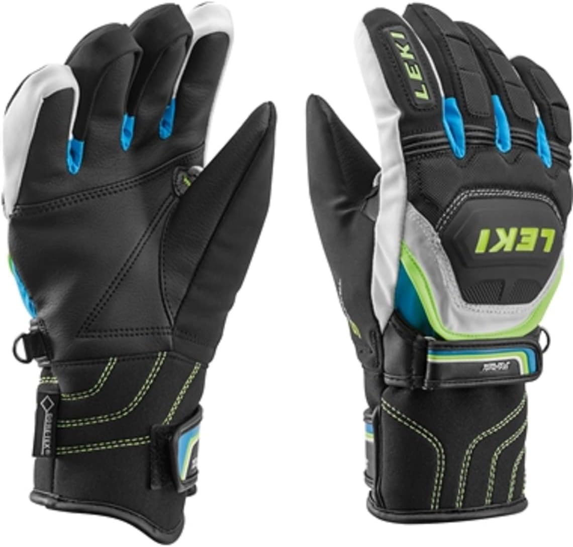 LEKI WC Race Coach Jr GTX Cyan Gloves LEKI WC Race Coach Jr GTX Cyan Gloves