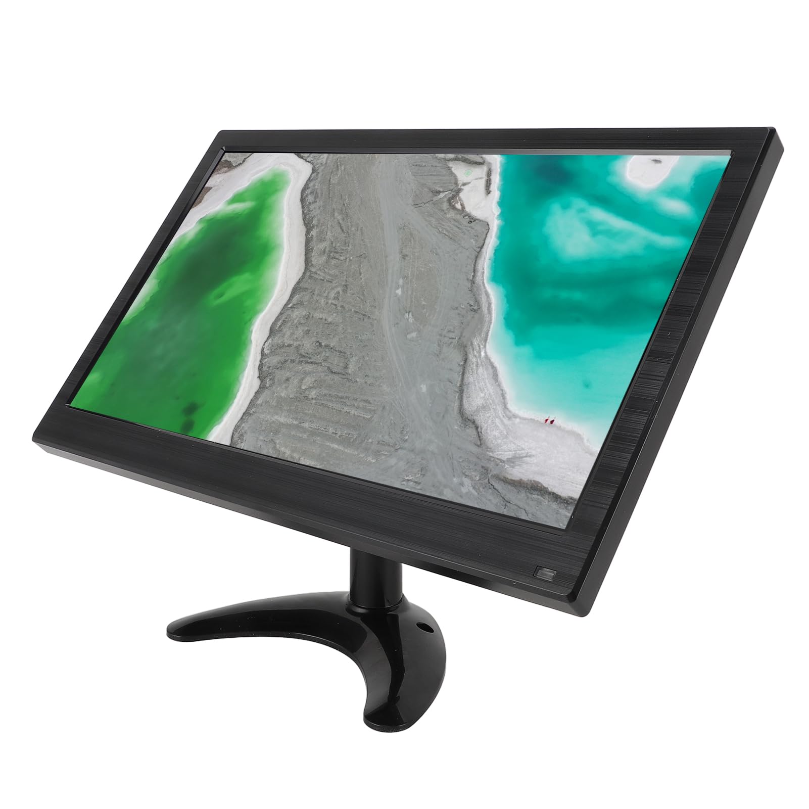 1920x1080 Resolution 13.3 Inch Computer Display with BNC, AV, VGA, USB, MIC, AUX Inputs, HD Multimedia Interface and Built in Speaker for RasPi, PC, TV (US Plug 100-240V)