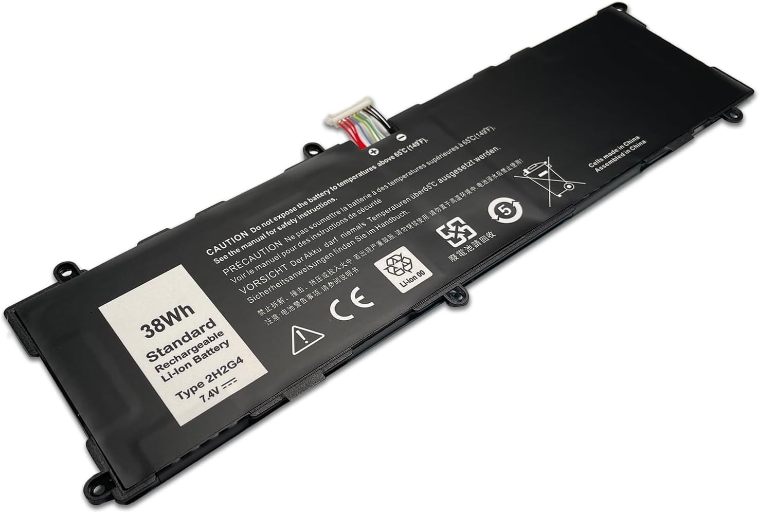 2H2G4 21CP5/63/105 2217-2548 TXJ69 HFRC3 Laptop Battery Replacement for Dell Venue 11 Pro 7140 Series (7.4V 38Wh)