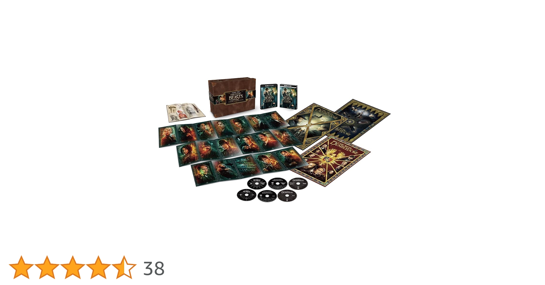 ファンタスティック・ビースト　３－Ｆｉｌｍ　コレクション　ニュートのスーツケースＢＯＸ（４Ｋ　ＵＬＴＲＡ　ＨＤ＋Ｂｌｕ－ｒａｙ　Ｄｉｓｃ） Amazon.co.jp: (1,000セット限定)ファンタスティック・ビースト