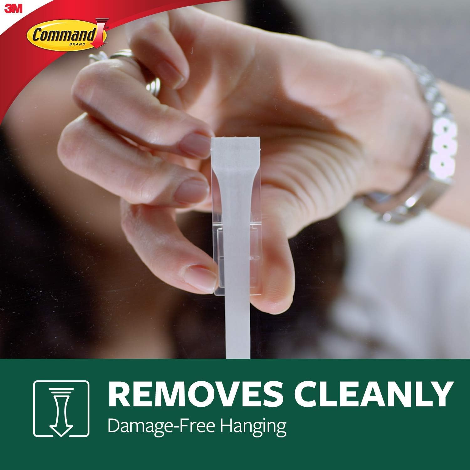 Command Outdoor Hook, Decorate Damage-Free, Water-Resistant Adhesive, Large (17083BZ-AWES), Outdoor - Metallic Bronze