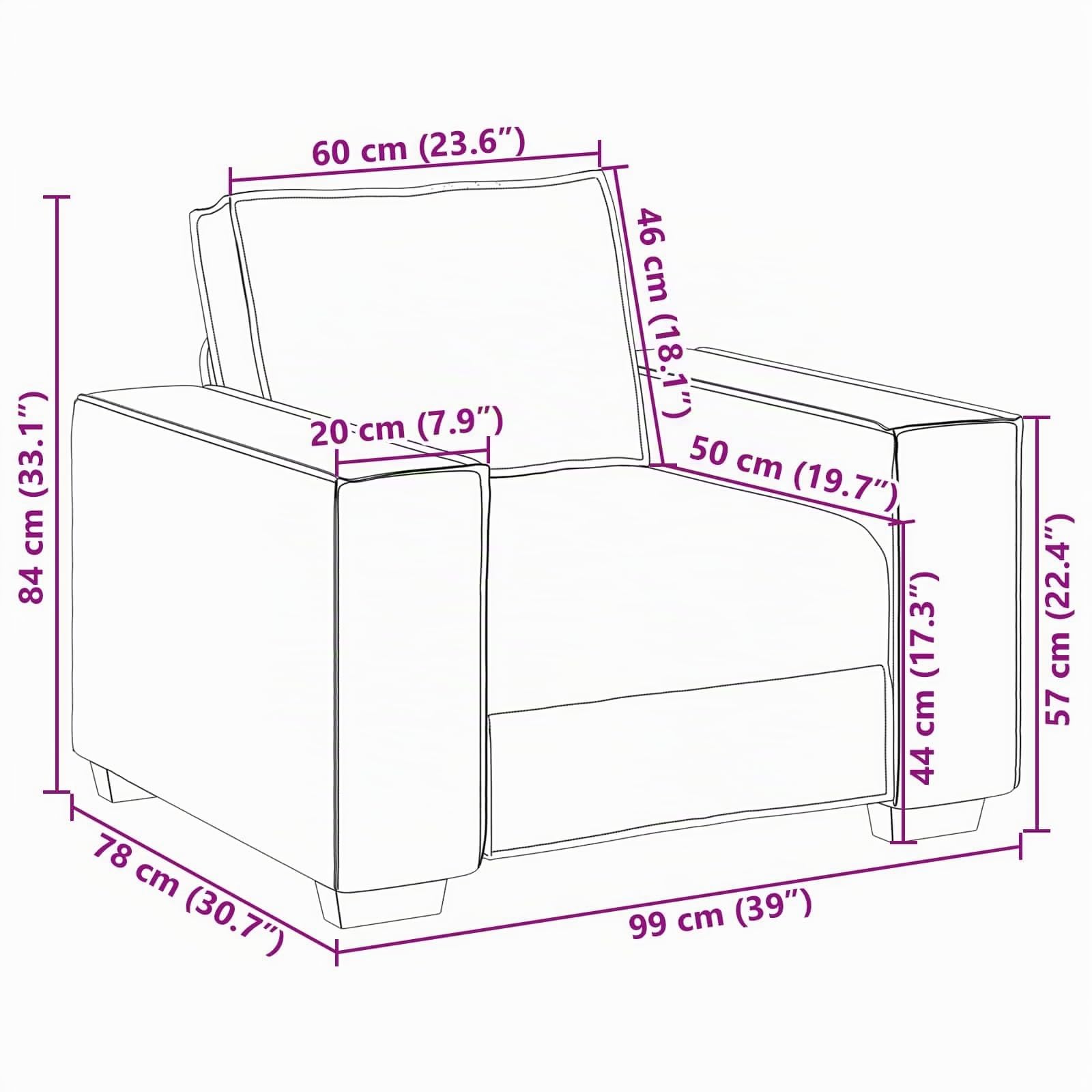 vidaXL Canapé 3 pcs Taupe 220 x 80 x 84 cm Tissu en Lin mélangé, Canapé en Lin élégant, Ensemble Chic, canapé Moderne, 3 Places, 2 Places, Salon Contemporain