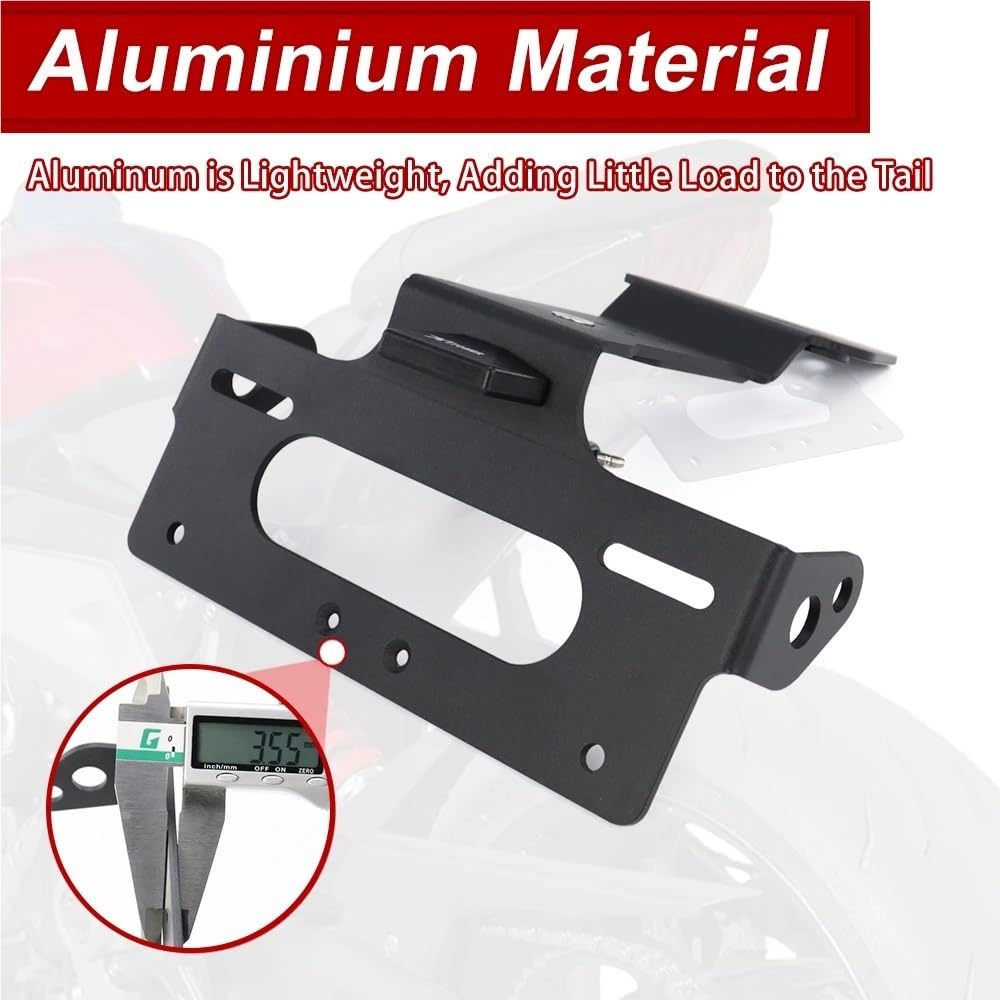 Portatarga Kit di ordine per coda posteriore moto Accessori per staffa porta targa per registrazione per 660 2024-2025