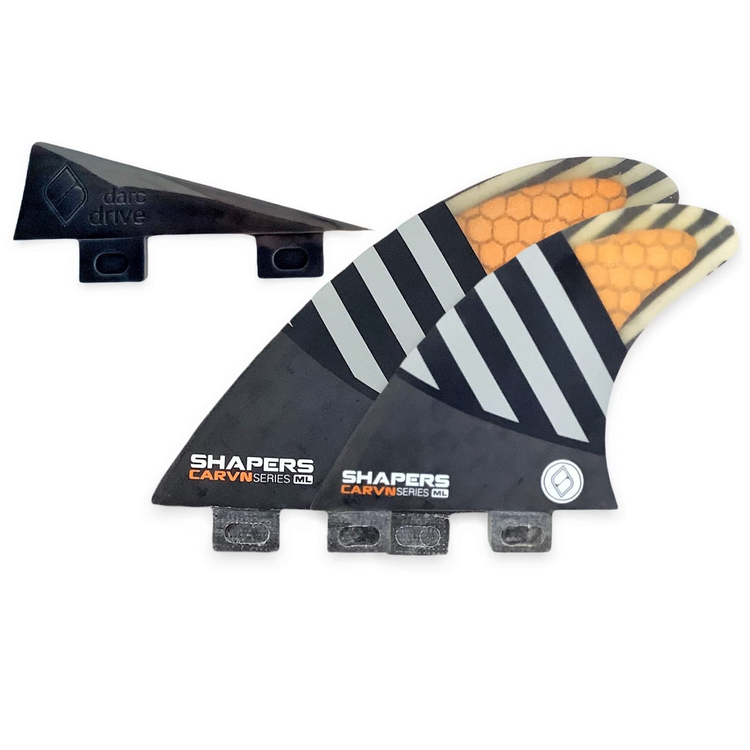 SHAPERS CARBON FLARE 6 フィンセット Conjunto de quilhas Shapers Surfboard Performance – CarbonFlare