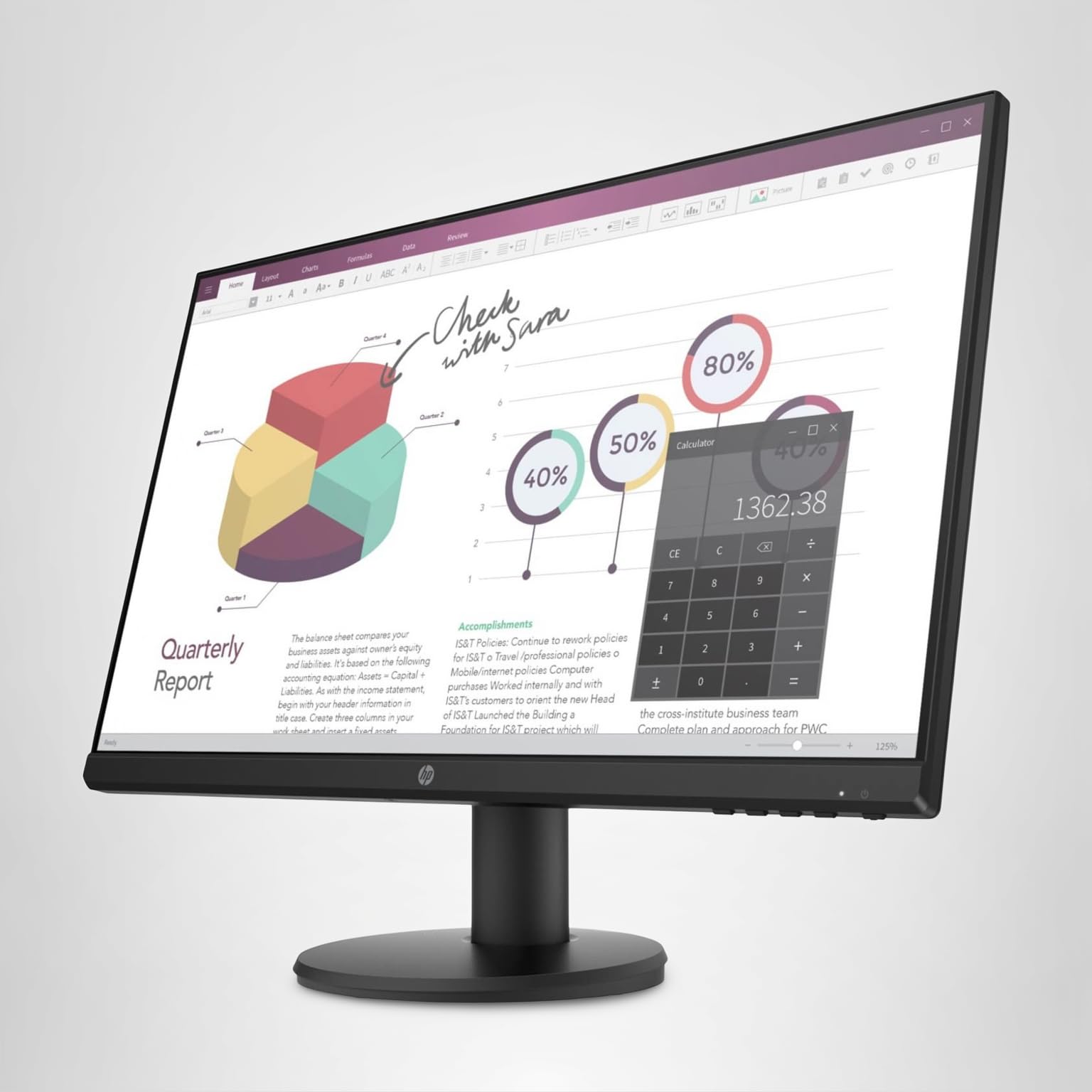HP P24v G4 FHD Monitor 23.8インチ 電源ケーブル付き Amazon.com: HP P24v G4 FHD Monitor c : Electronics