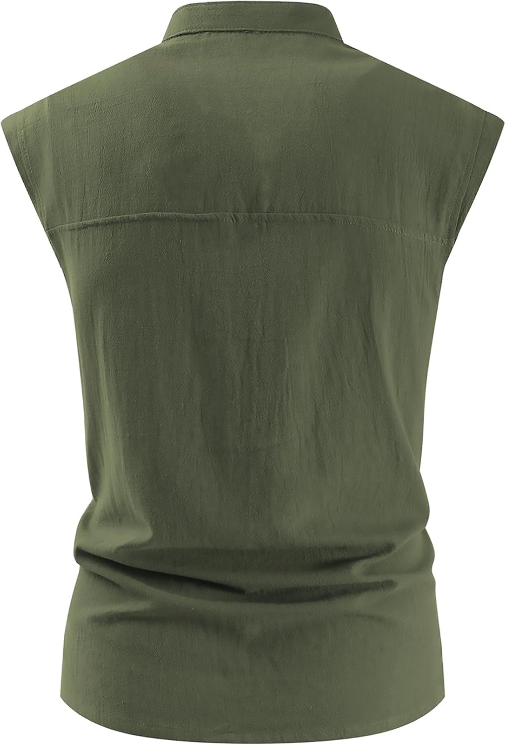 Mens Medieval Costume Sleeveless Pirate Shirts Renaissance Lace Up Tank Tops Gothic Viking Pirate Beach Tunic