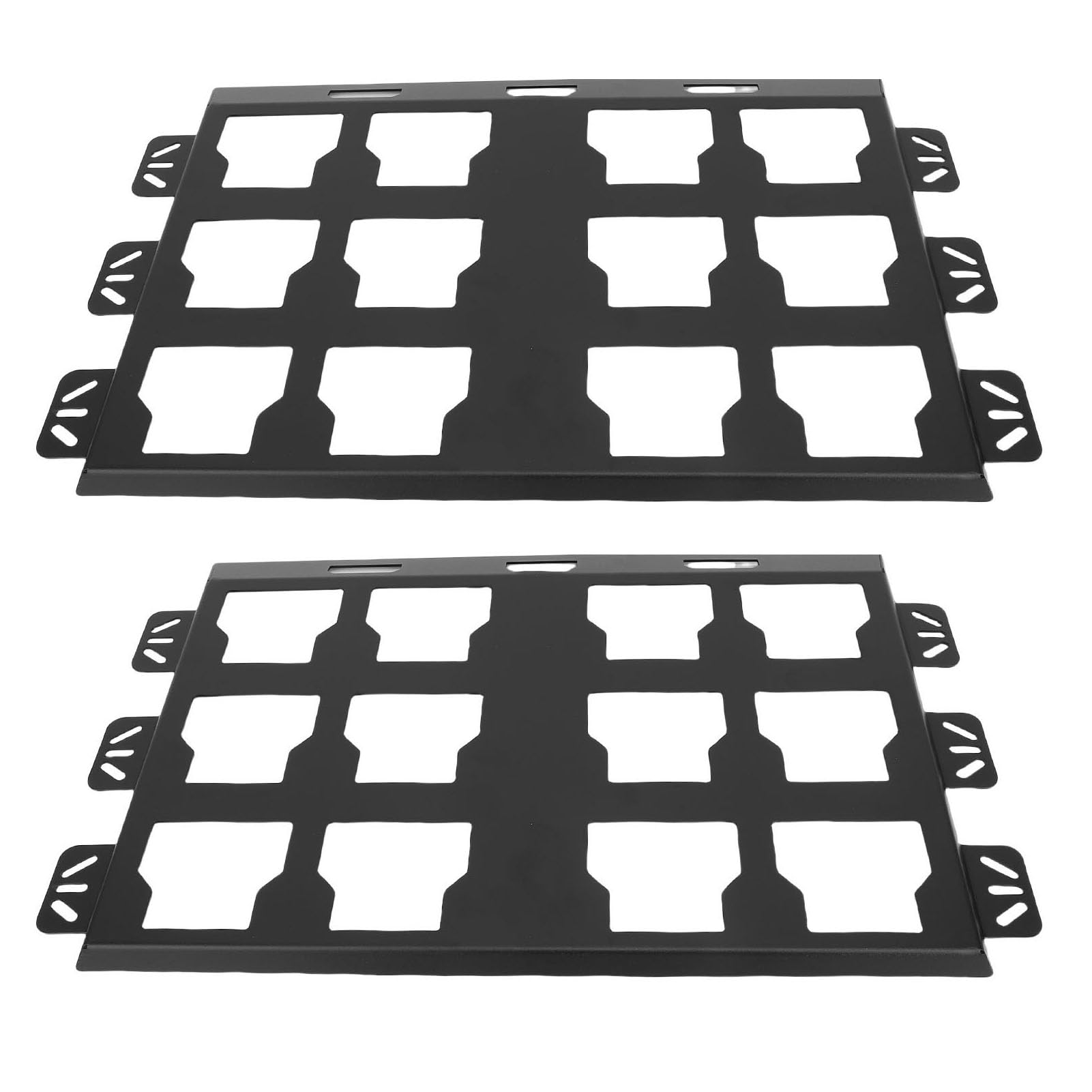 banapoy Placa de Montaje Genérica para Caja de Herramientas, Base de Metal con Bloqueo Seguro para Caja de Herramientas, Montaje en Pared o Plataforma de Camión, Adecuado para Varios Vehículos y