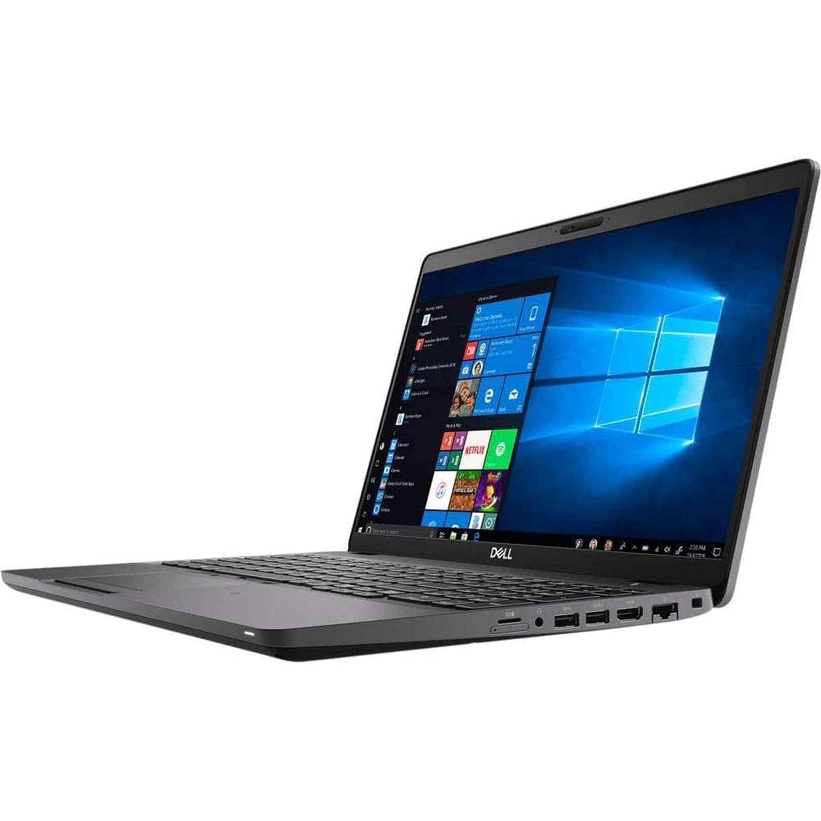 Ordinateur portable Dell Latitude 5500, écran 15,6" Full HD, processeur i5-8265U, mémoire RAM 16 Go, disque SSD 512 Go, webcam, Win 11 Pro (reconditionné)