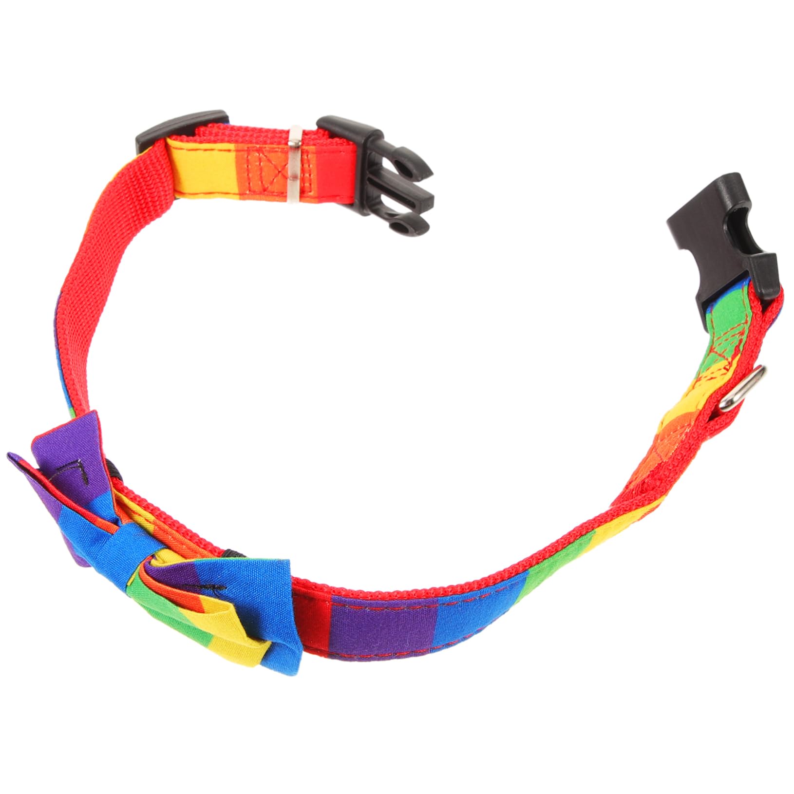 INOOMP 5pezzi Collare Per Cani e Gatti Regolabile Con Design Arcobaleno Accessorio Pet Per Feste e Occasioni Speciali Comfort e Sicurezza Per Tuo Zampe