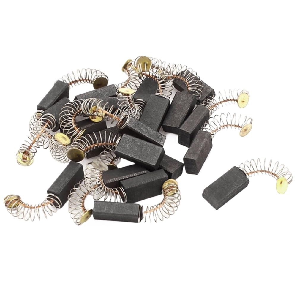 10 szt. szczotki węglowe części zamienne mi ni wiertarka elektryczna szlifierka zamiennik do silników elektrycznych narzędzie obrotowe 6,5 x 7,5 x 13,5 mm