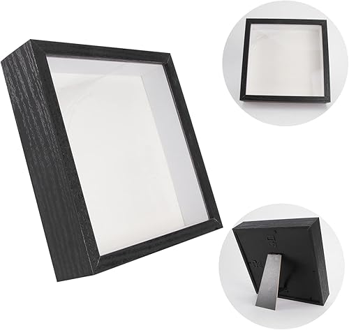 Miniatura 9 de IMIKEYA Elegante foto espécimen marco vidrio titular negro final para el café casero dic